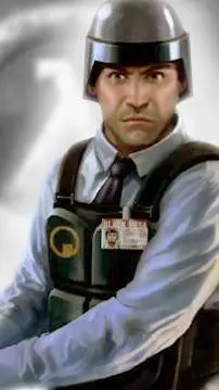 ai character: Барни  background