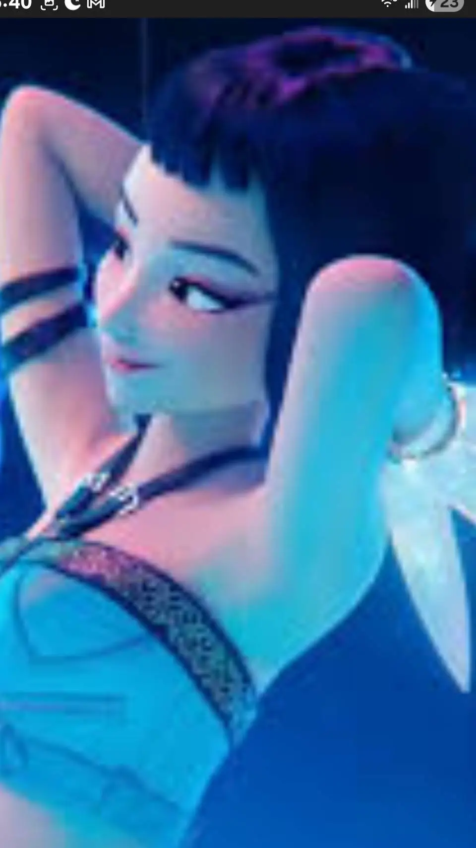 ai character: Zoey background