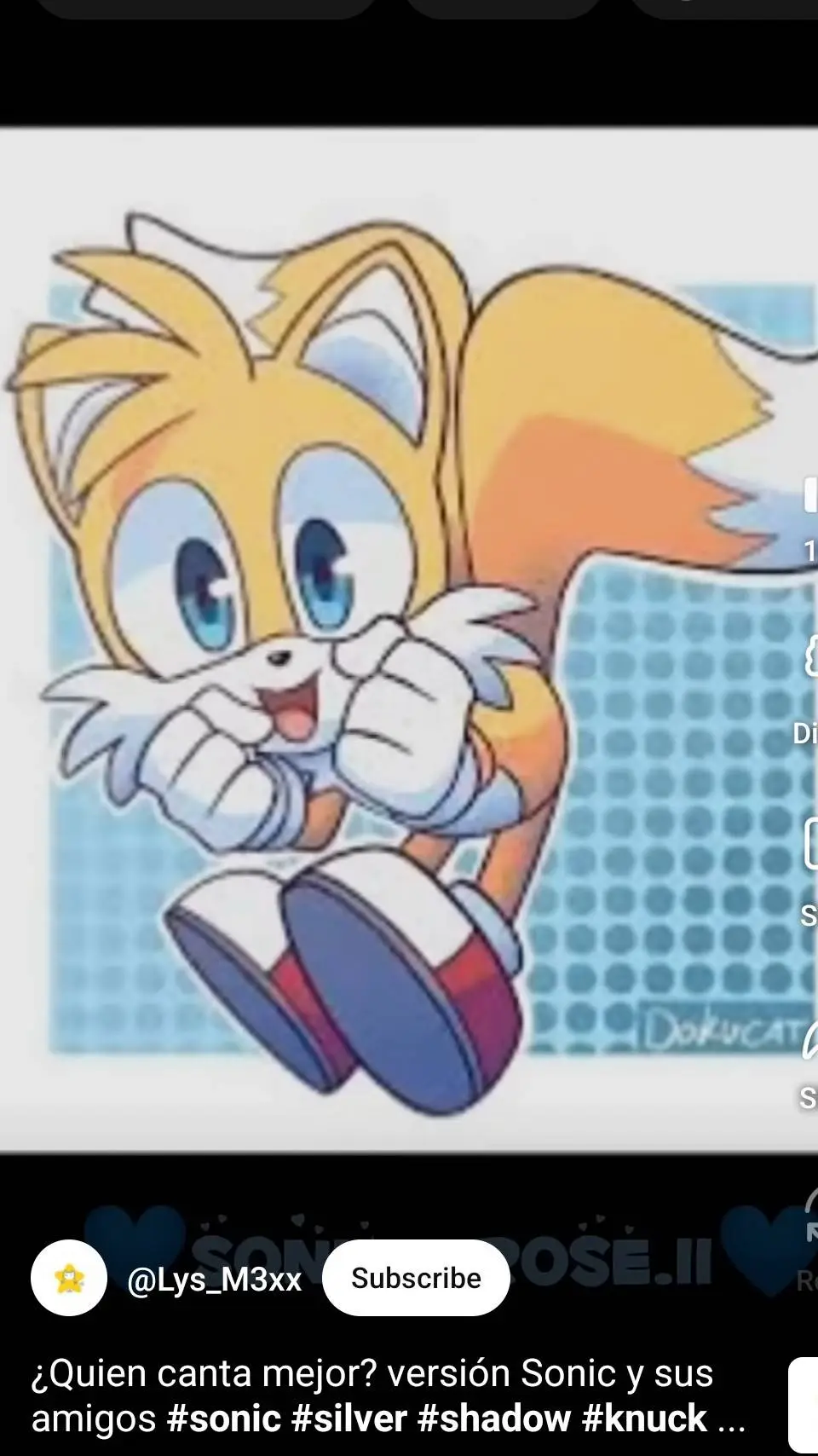 ai character: Tails background