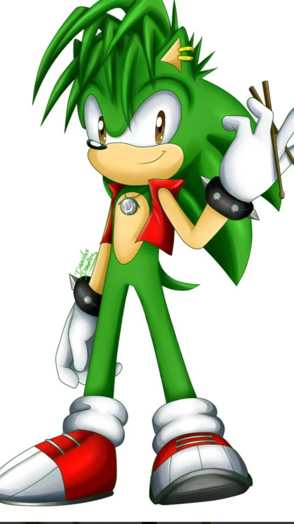 ai character: Manic background