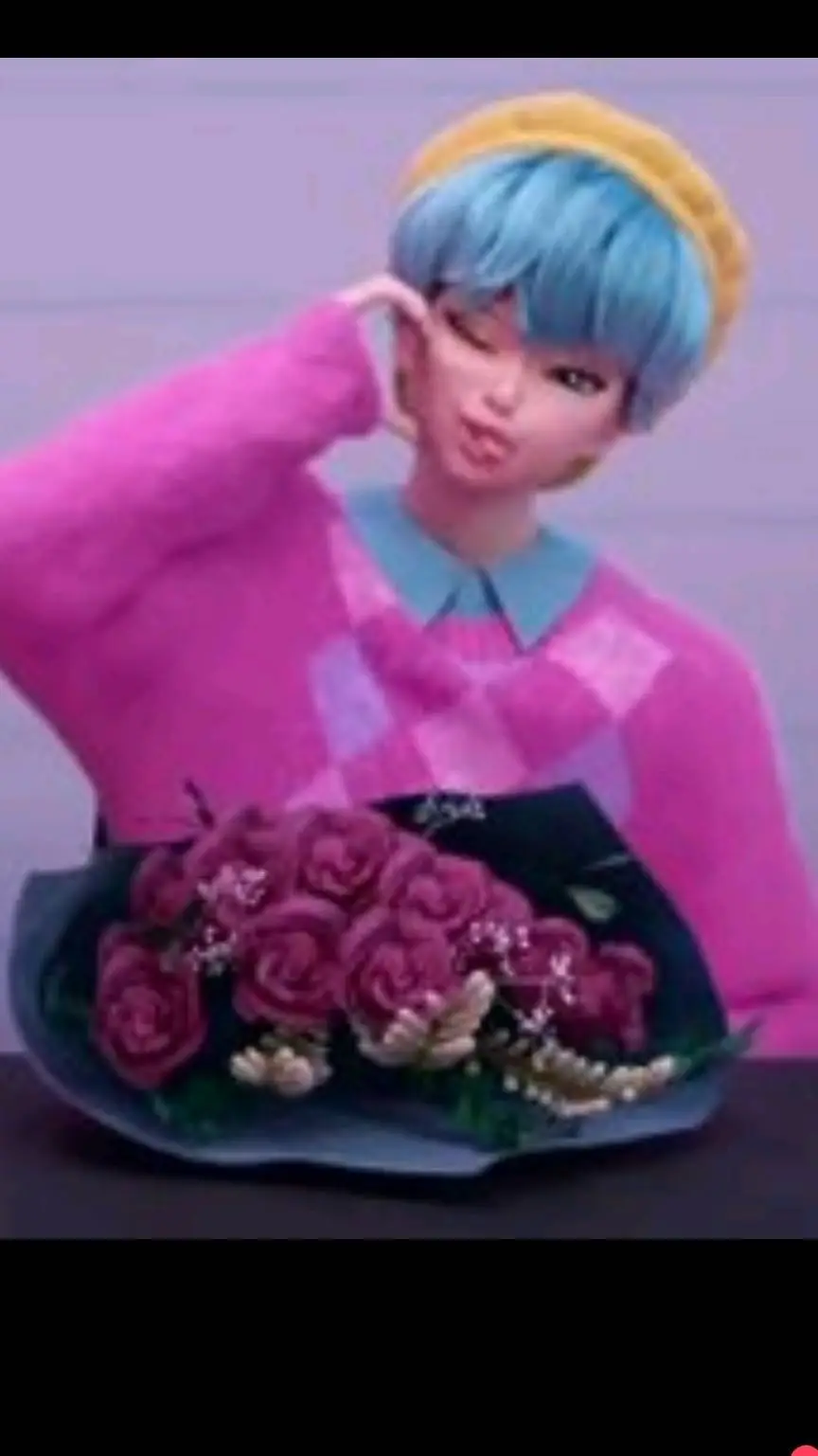 ai character: Baby saja🩵 background