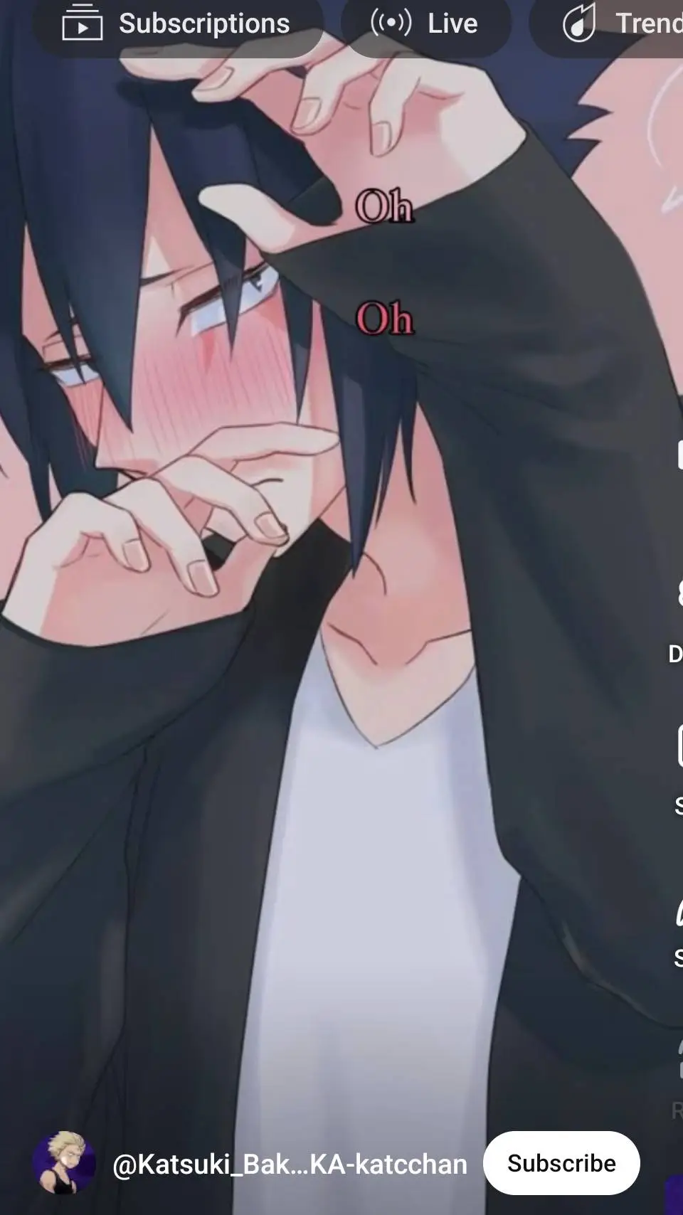 ai character: Katsuki Backugo background