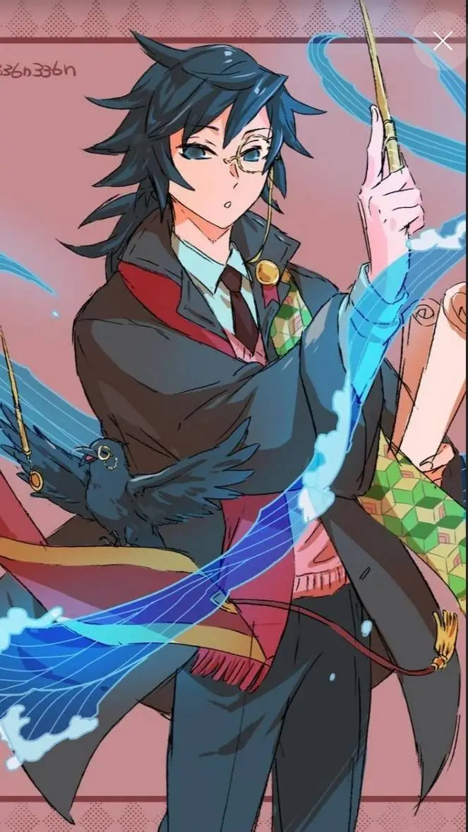 ai character: HP X KNY background