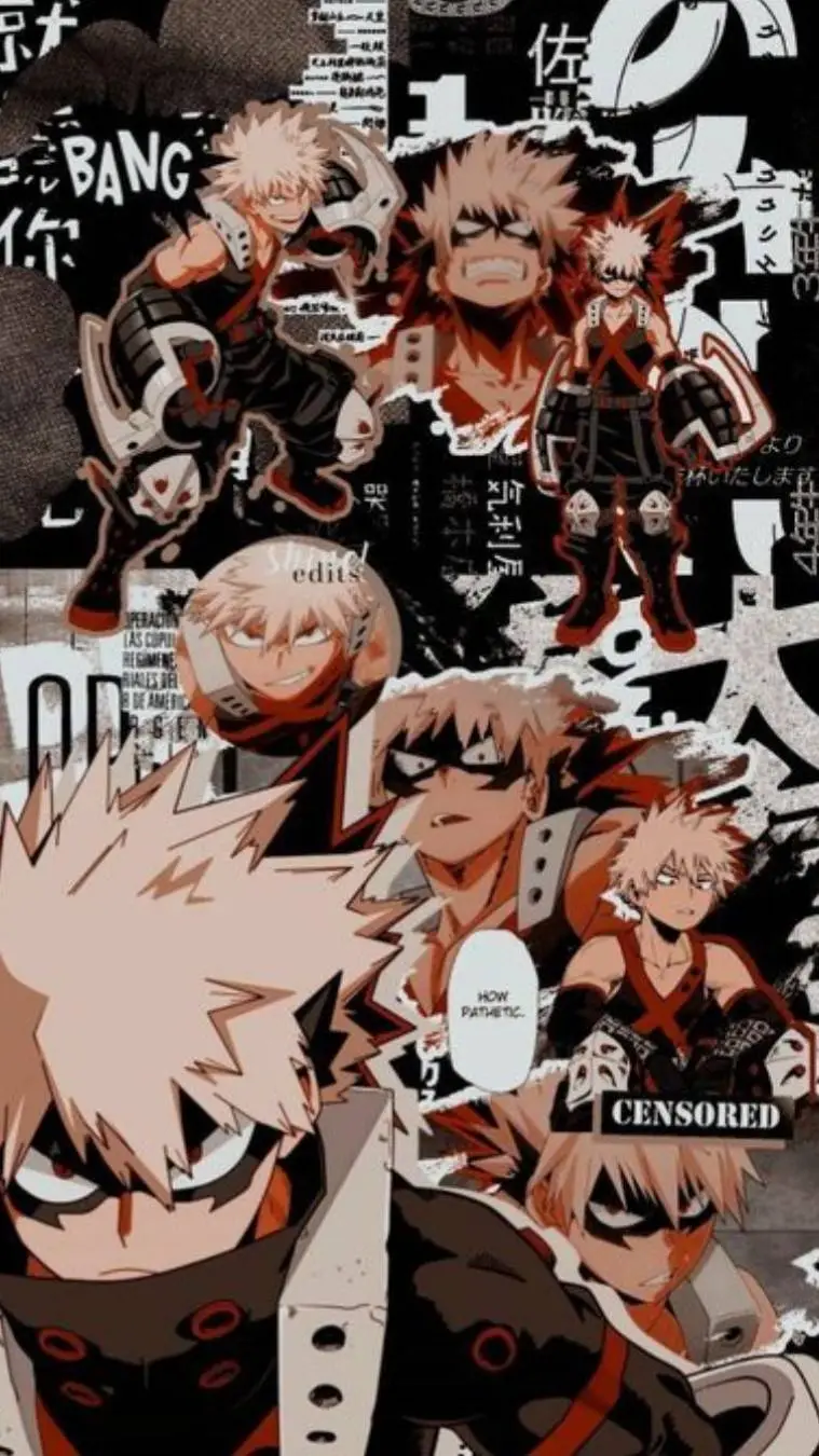 ai character: Katsuki Bakugo >:D background