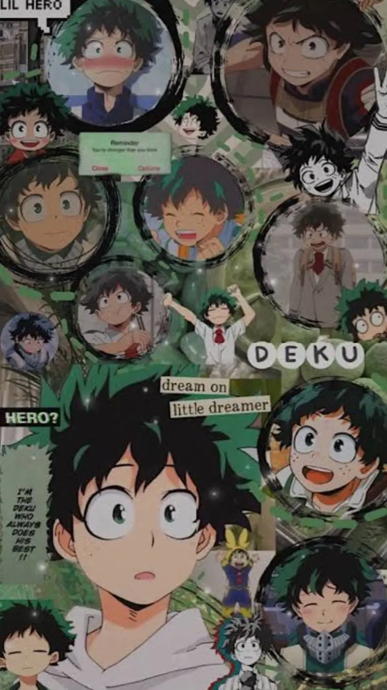ai character: Deku <3 background