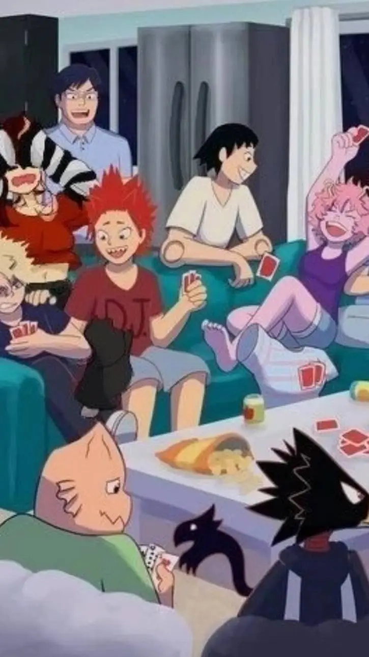 ai character: MHA pijamada >:) background