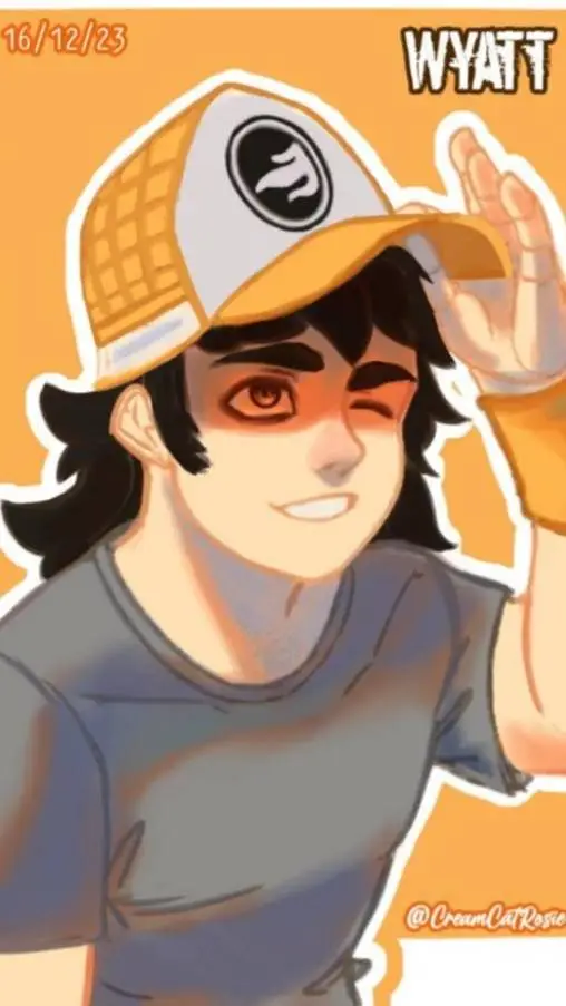 ai character: Wyatt💛🌠 background