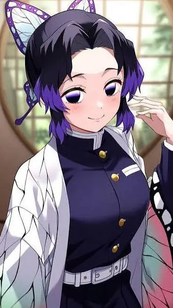 ai character: Shinobu kocho  background