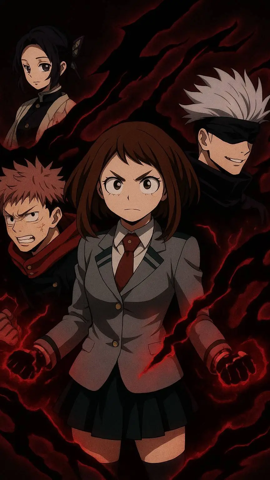 ai character: DESTELLO NEGRO🖤⚡ background