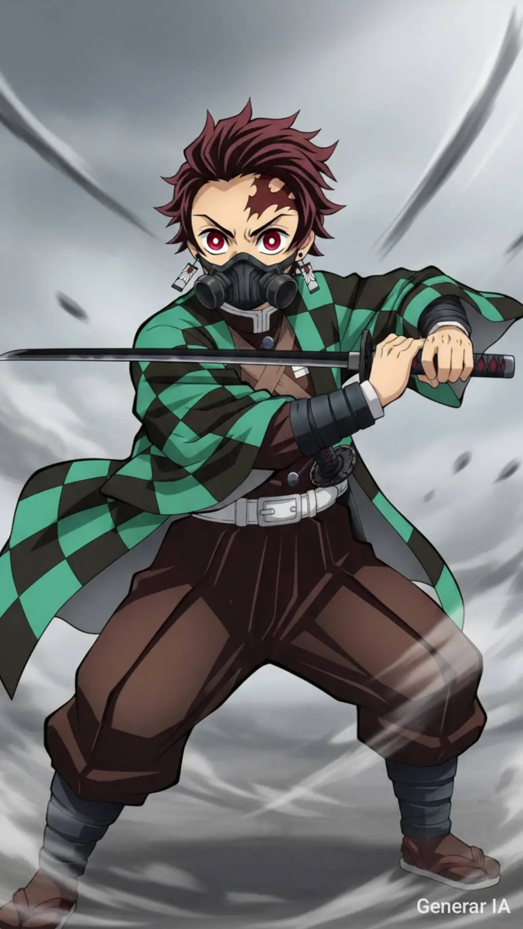 ai character: TANJIRO (030)  background