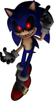 ai character: Sonic . exe background