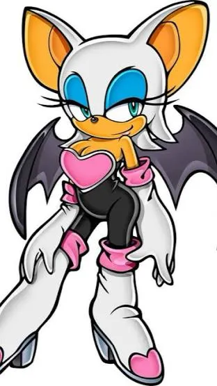 ai character: Rouge the bat ￼ background