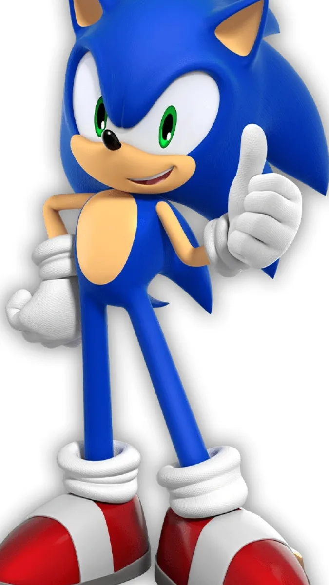 ai character: Sonic the hedgehog background