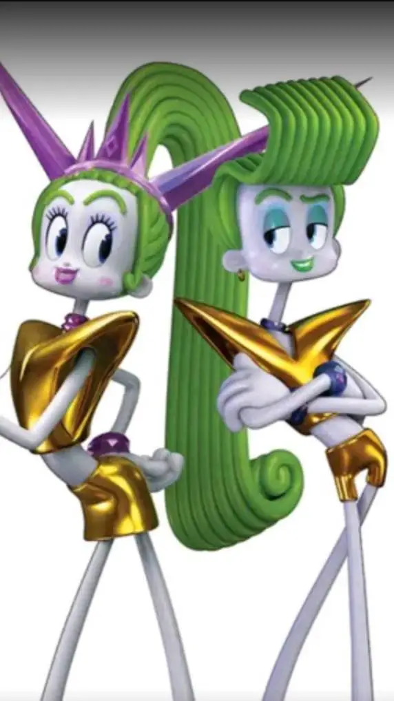 ai character: Velvet and Veneer background