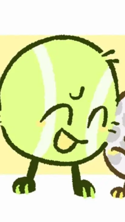 ai character: Tennis Ball background