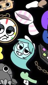 ai character: ☆Dandys world☆ background