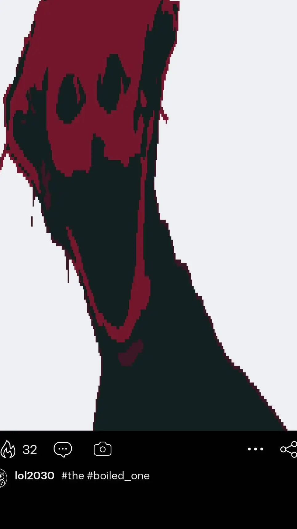 ai character: THE BOILED ONE background