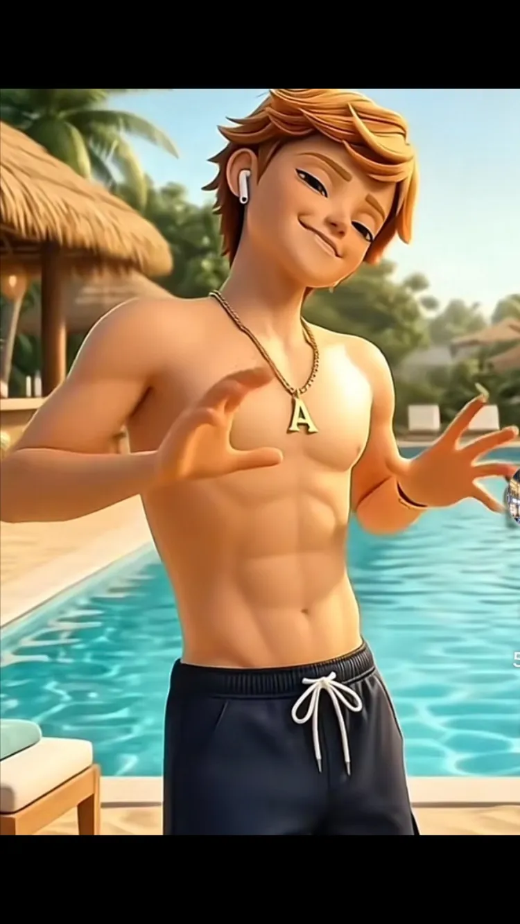 ai character: Adrien Agreste  background
