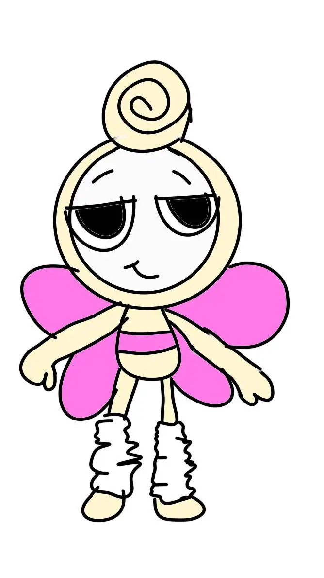 ai character: glisten background