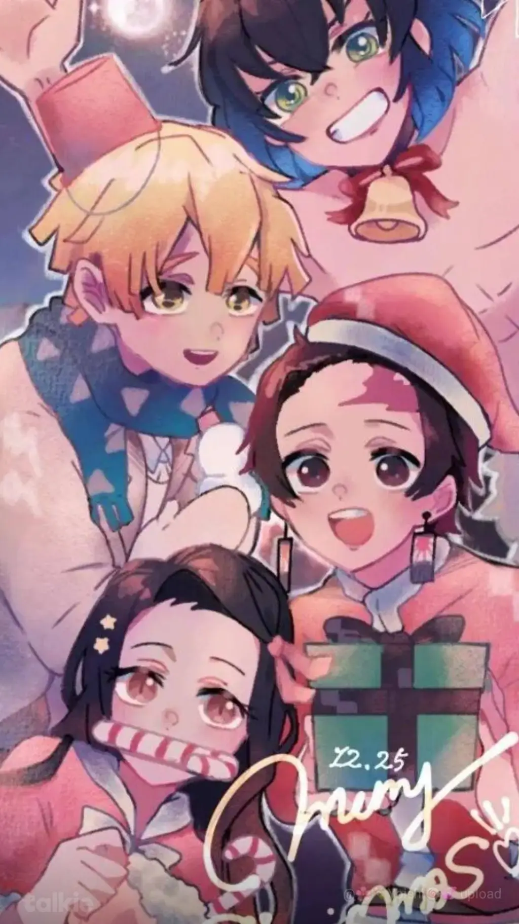 ai character: Kny XMASSS ✨ background