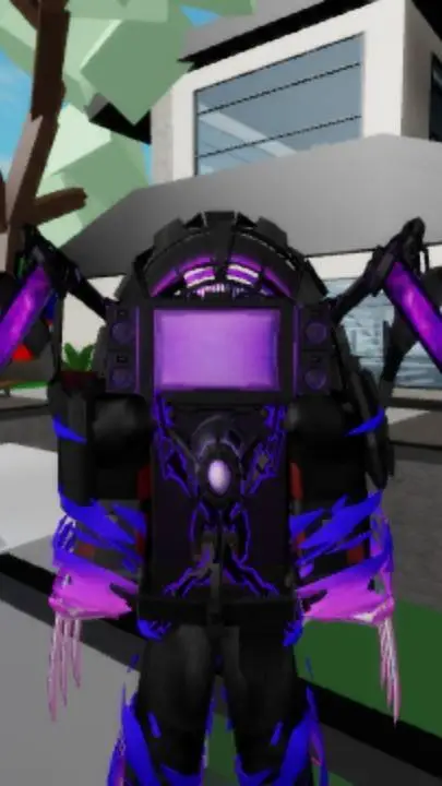 ai character: Energizer Tvman  background