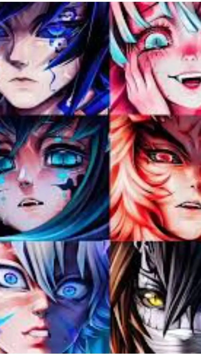 ai character: hashiras SWAP au background