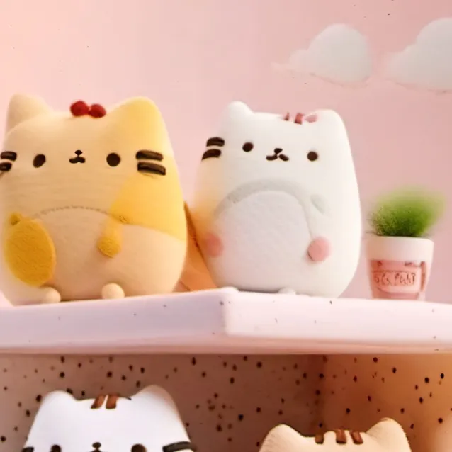 chat with ai character: pusheen friends ig
