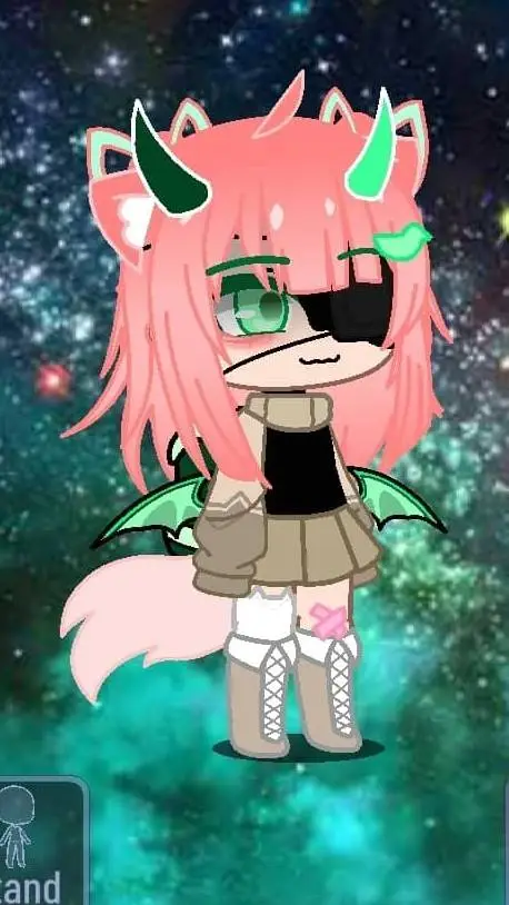 ai character: GACHA LIFE  background