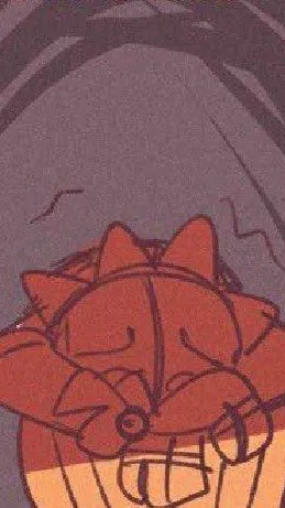 ai character: Sun and moon show background