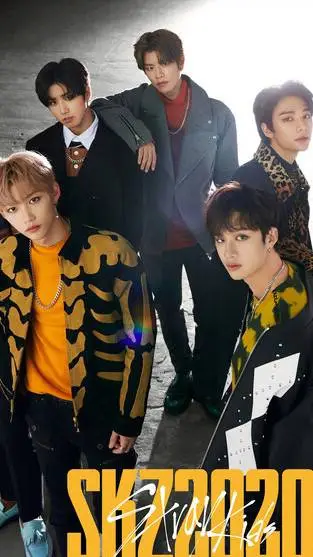 ai character: SKZ track scared 😰 background