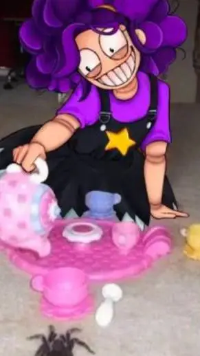 ai character: Lilly love braids  background