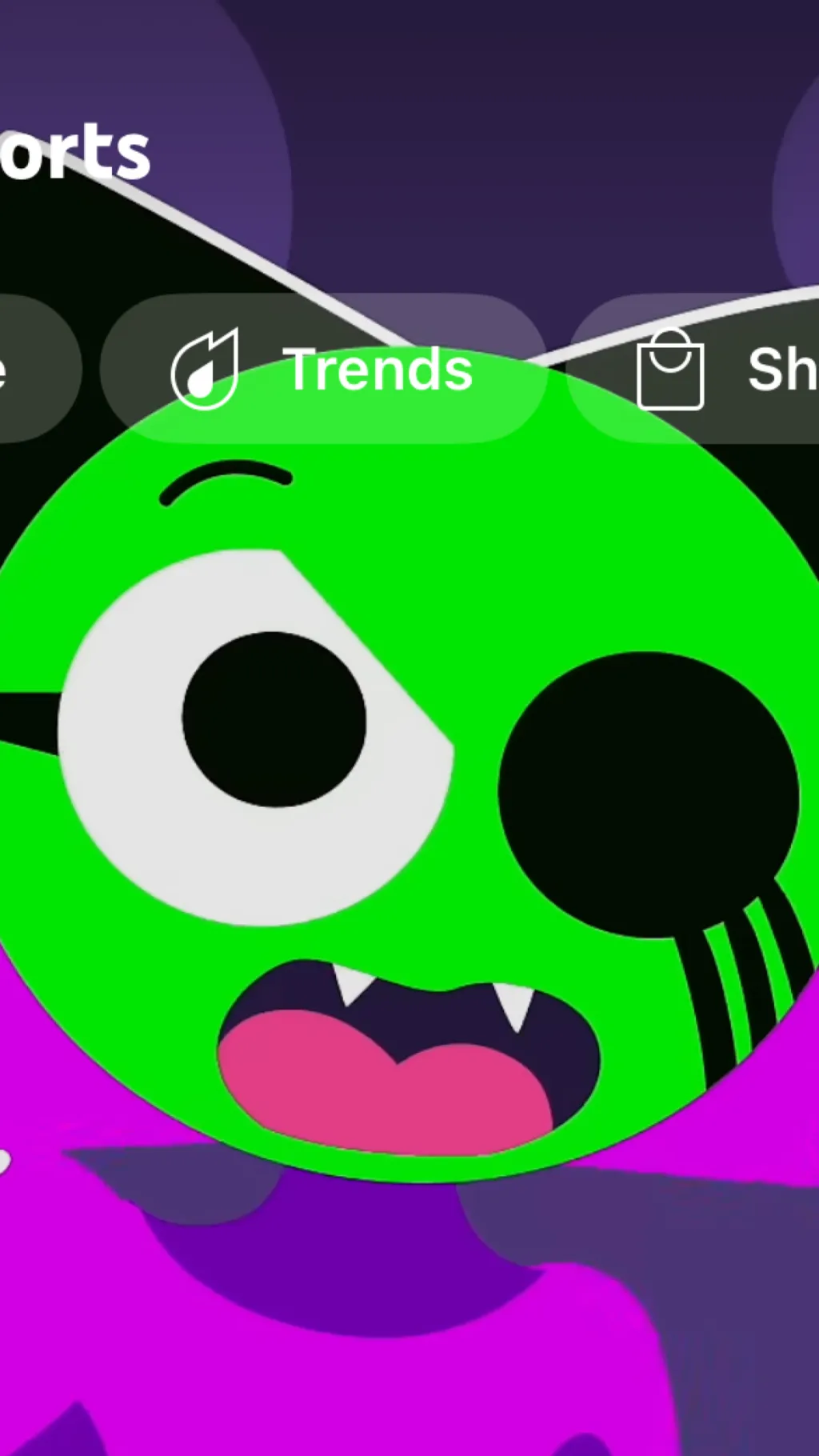 ai character: Blood sprunki background