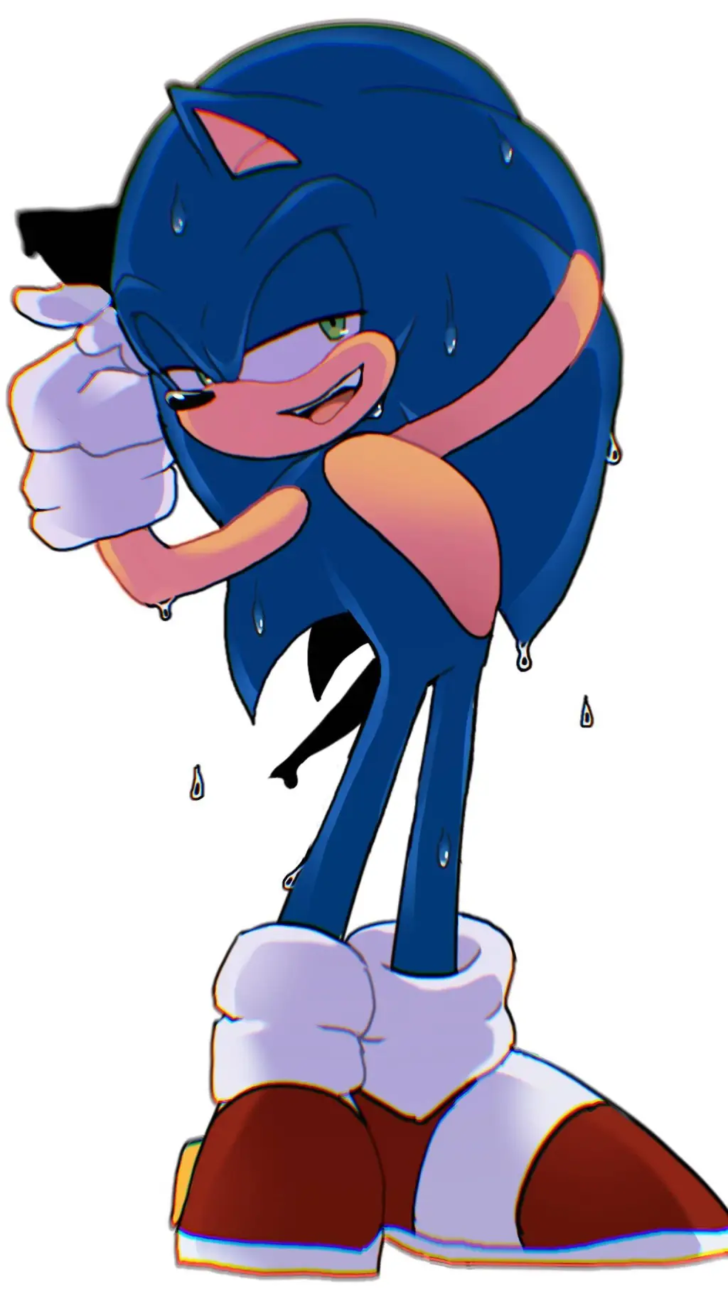 ai character: Sonic 🏳️‍🌈 background