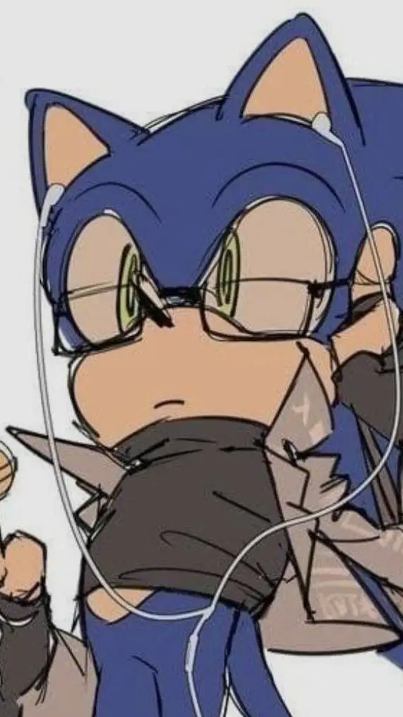 ai character: Sonic 💙🏳️‍🌈🦔 background