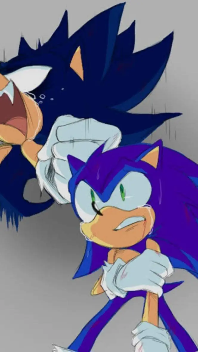 ai character: Sonic VS Shadow 💔 background