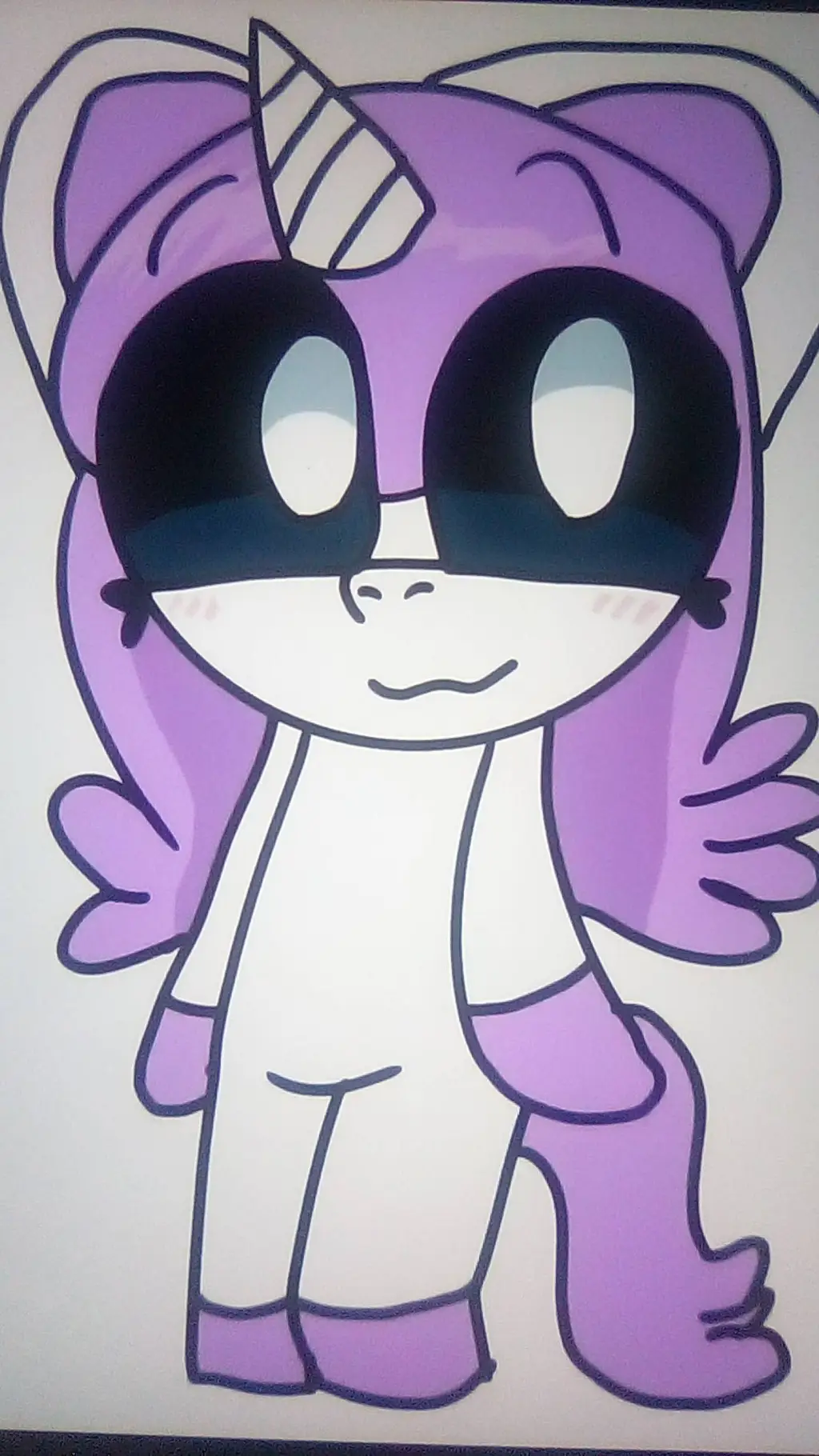 ai character: Iris Unicorn  background
