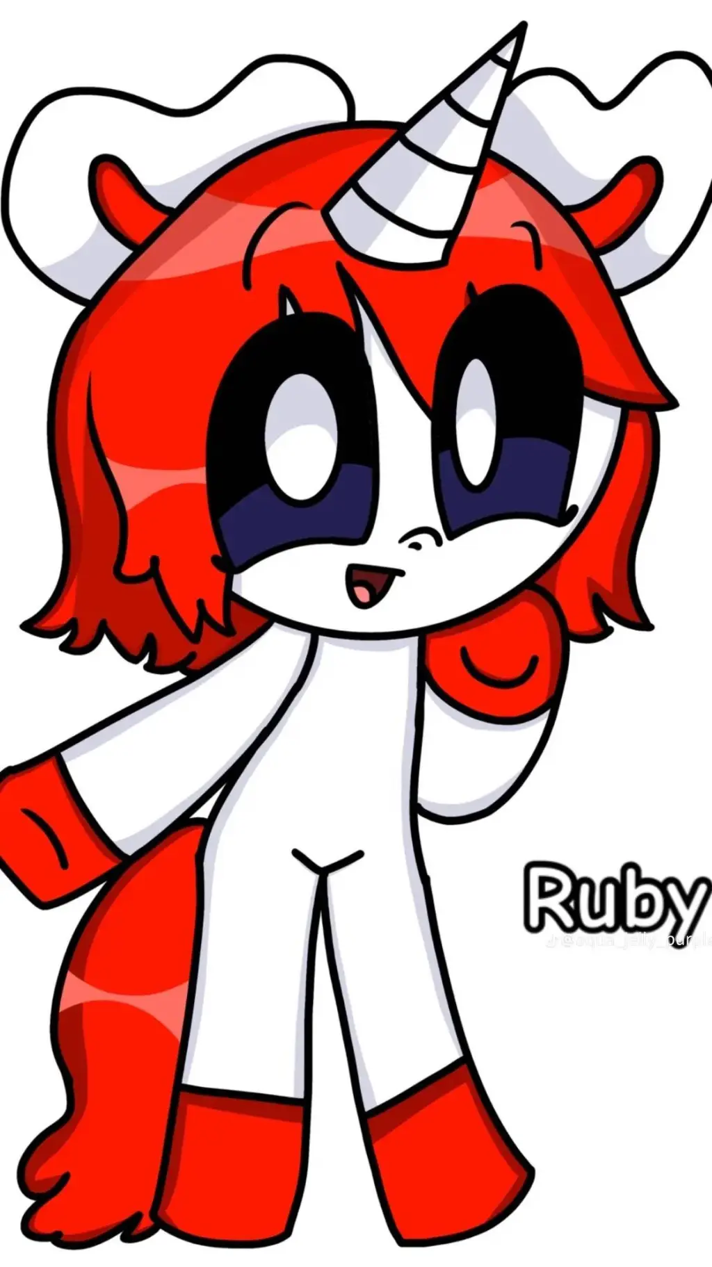 ai character: Ruby Unidon background