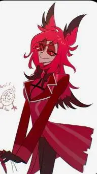 ai character: Аластор♀️ background