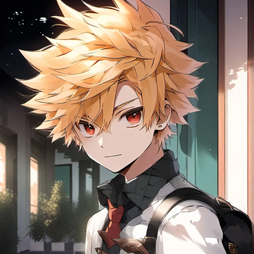 chat with ai character: bakugo cuddle