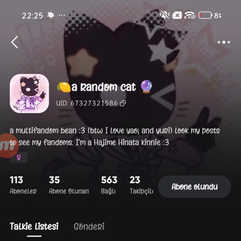 chat with ai character: 🍋 a random cat  🔮