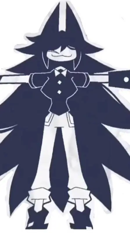 ai character: miss circle background