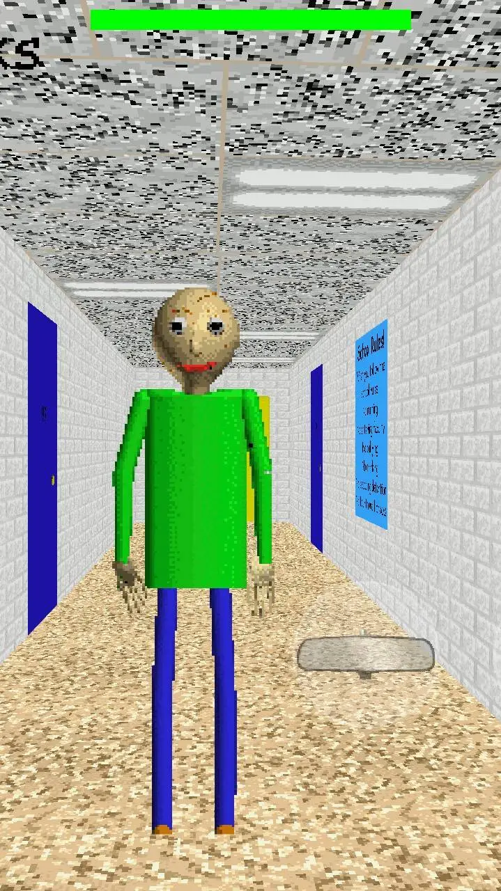 ai character: baldi  background