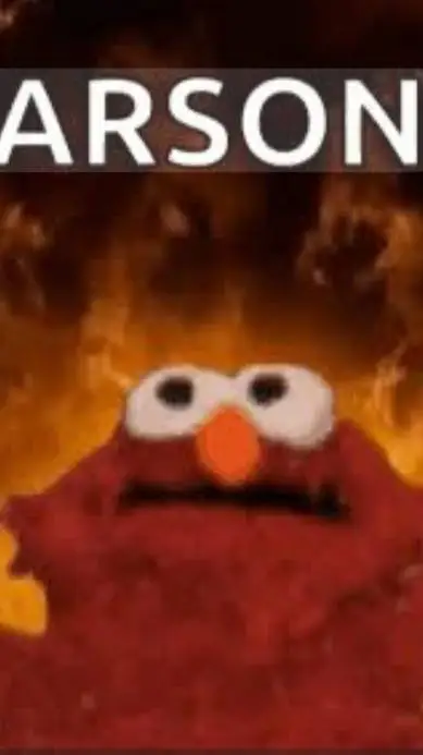ai character: crazy elmo background