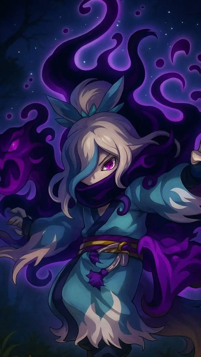 ai character: Kurohane Orochi  background