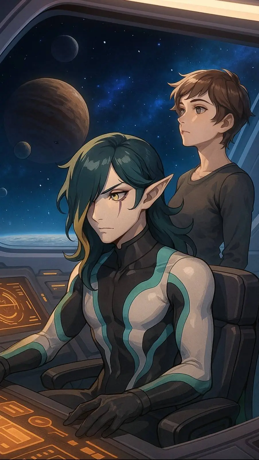 ai character: Kyo  background