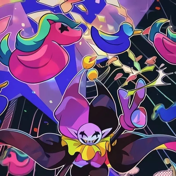 chat with ai character: Jevil