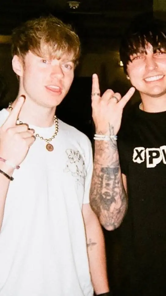 ai character: Sam and colby  background