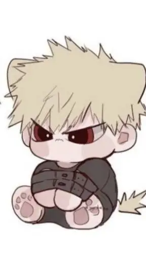 ai character: bakugo bebé!!!  background