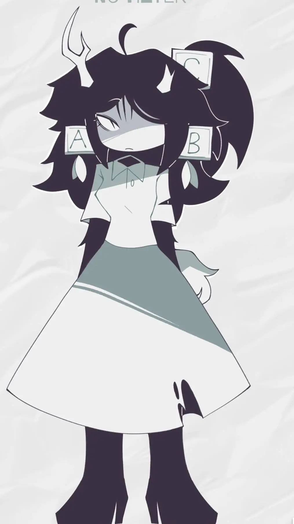 ai character: miss thavel young  background