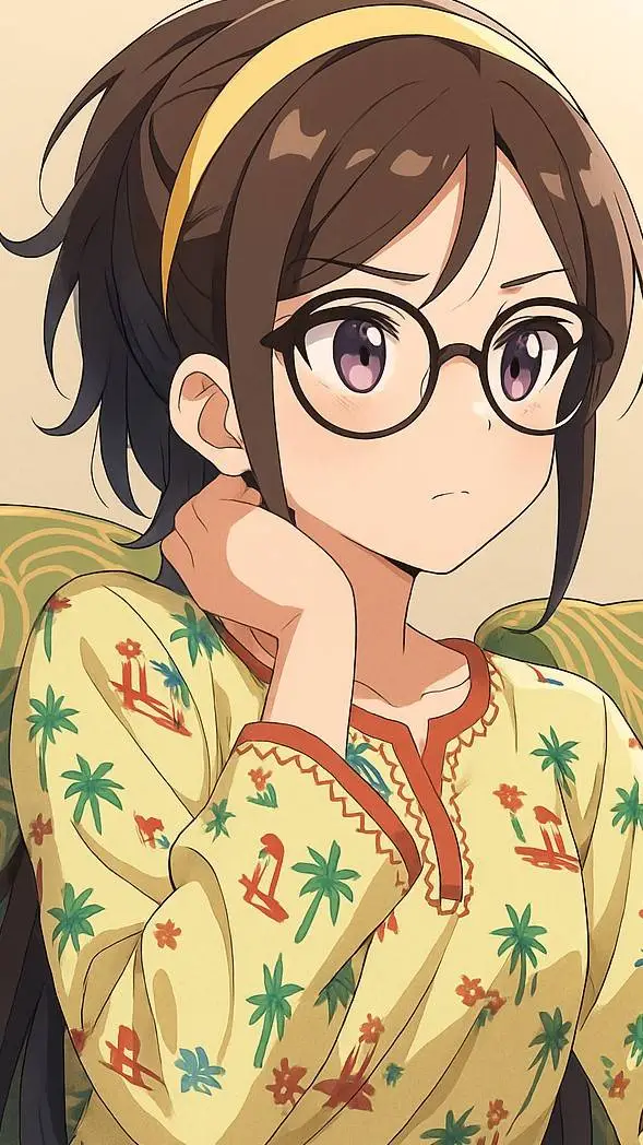 ai character: Roshana nadeem  background